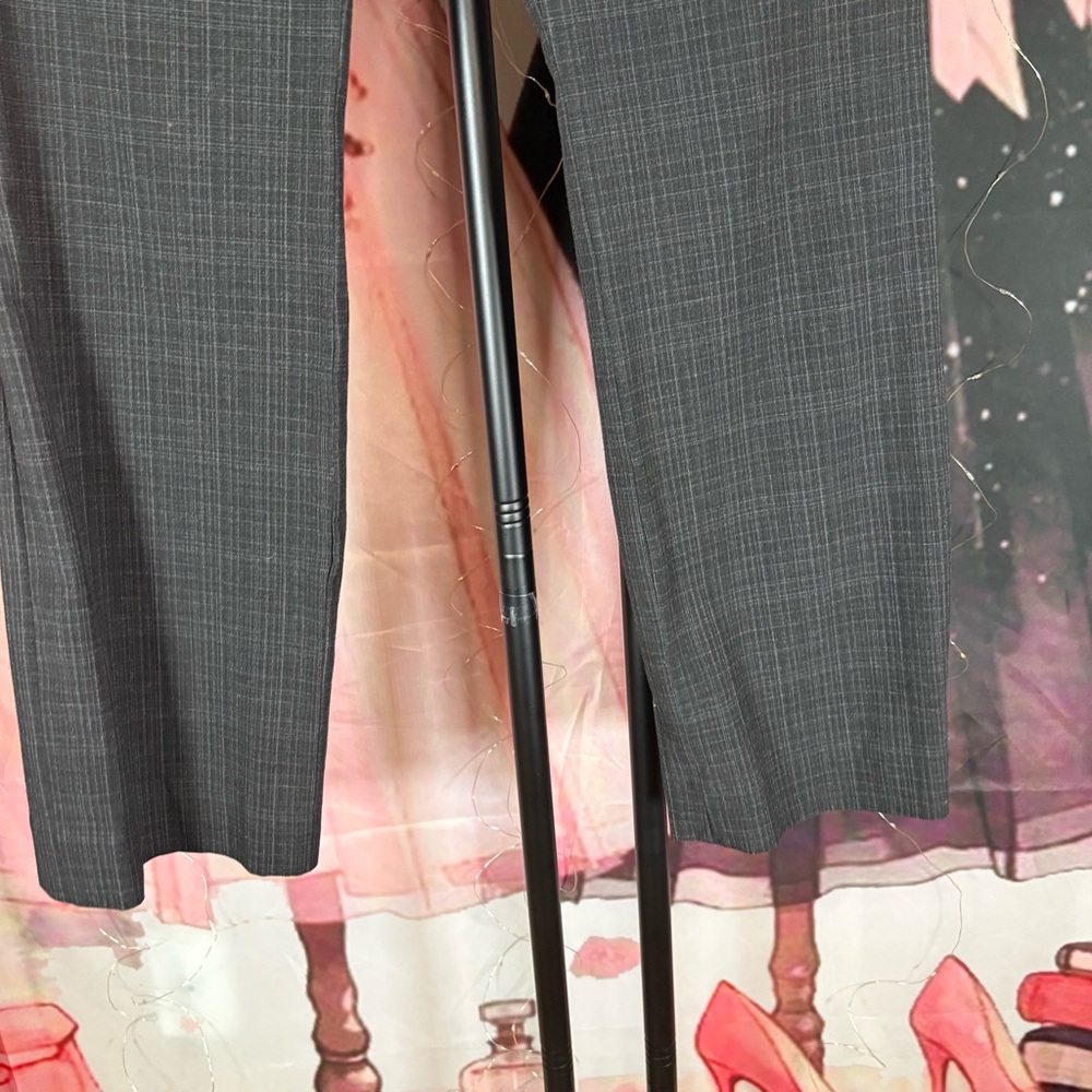 GAP Charcoal Gray Regular-Waist Wide-Leg Dress Pants - Picture 4 of 12